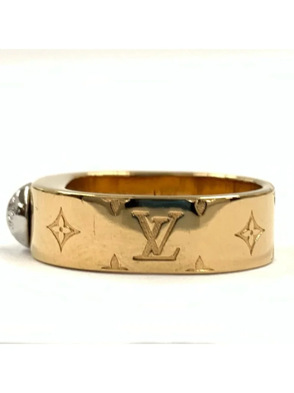 Louis Vuitton Nanogram S Ring Gold